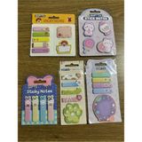 Mikasso Baskılı Desenli Yapışkanlı Notlar Karışık Ölçü 5 Takım ( Postit ) Set 11 Yapışkanlı Not Kağıdı - Çok Renkli
