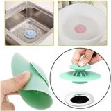 Mikasso Basmalı Silikon Lavabo Tıkacı Küvet Banyo Gider Tıkacı Tıpası Süzgeçli Silikon