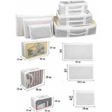 Mikasso Bavul Seyahat Çantası Çanta Içi Düzenleyici Organizer 6 Lı Set Beyaz Tr