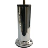 Mikasso Baza Ayağı Koltuk Ayağı Kanepe Ayağı Mobilya Ayağı Krom 15 cm (3/8" Kalın Dişli) Yeşil