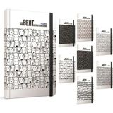 Mikasso Beat Sert Kapak Not Defteri 19X26CM 120 Yaprak Kareli (2 Li Paket) 4226 Küp Not Kağıdı - Çok Renkli