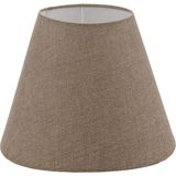 Mikasso Bej Lambader Başlığı Çap 35 cm Konik Kumaş LB813 Kumaş Bej - Çok Renkli