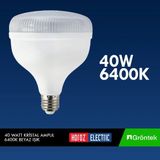 Mikasso Beyaz Işık 6400K 40 Watt Crystal-40 Kristal LED Torch Ampul