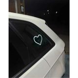 Mikasso Beyaz Kalpli Araç Içi Neon LED Dekor Aksesuar (12V) - Çok Renkli
