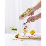 Mikasso Beyaz Küre Buz Kalıbı – Meyve, Kokteyl , Kahve ve Çikolata Için Pratik Kalıp Plastik Sarı