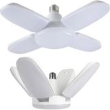 Mikasso Beyaz Mini Pervane Katlanabilir LED Ampul E27 2000 Lümen 24W