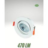 Mikasso Beyaz Renk 7W Extra Enerji Tasaruflu Banyo Mobilya Dolabı/asma Tavan Spotu 420 Lm