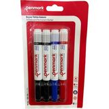 Mikasso Beyaz Tahta Kalemi 4 Lü Vakumlu Blister 8683181701755 HS-305-TK 04 709714 Çok Renkli