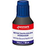 Mikasso Beyaz Tahta Kalemi Mürekkebi 30ML Mavi ( Ikili) Tahta Kalem Mürekkebi - Çok Renkli