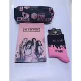 Mikasso Blackpink Defter Kalemlik Çorap Sert Düz Çizgili 160 Yaprak Orta Boy Siyah Not Defteri A5 - Çok Renkli