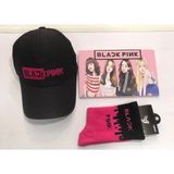 Mikasso Blackpink Defter Şapka Çorap Karton Düz Çizgili Küçük Boy Çok Renkli Konsept Defterler A4 60 Yaprak
