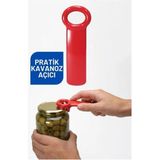 Mikasso Blaise Ergonomik Kavanoz Açacağı 715704 Kırmızı