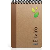 Mikasso Bloknot Enviro Sert Kapak Kareli 100 Yp 17X24 2348 Karton Spiralli Kareli 100 Yaprak Büyük Boy Beyaz - Çok Renkli