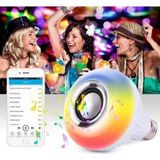 Mikasso Bluetooth Hoparlörlü Kumandalı Rgb Akıllı LED Ampul-16 Renk - Çok Renkli