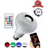 Mikasso Bluetooth Hoparlörlü Kumandalı Rgb Akıllı LED Ampul 16 Renk Ithalatçı Garantili - Çok Renkli