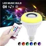 Mikasso Bluetooth Hoparlörlü Kumandalı Rgb LED Ampül Siyah