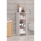 Mikasso Bohem 4 Raflı 40 cm Dekoratif Banyo Düzenleyici Banyo Dolabı Çok Amaçlı Dolap 100X40X20 Ölçülerinde - Çok Renkli