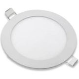 Mikasso Borled Yuvarlak Slim LED Panel Armatür 15W Sıva Altı (6500K) Beyaz Işık