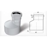 Mikasso Boru 75/50 Pvc Redüksiyon (2 Adet)