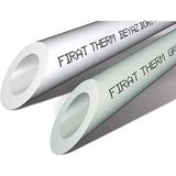 Mikasso Boru PN25 Pprc Plastik Boru 25 Mm. Beyaz Temiz Su Tesisat Borusu 4 Mt. - 25 mm