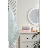 Mikasso Bright Kadife El ve Yüz Havlusu 50X90 cm Pamuklu Bej - Çok Renkli