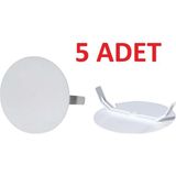 Mikasso Buat Kapağı Beyaz 5 Adet - Çok Renkli