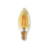 Mikasso Buji 4W E14 Rustik LED Ampul CT-4280 - Çok Renkli