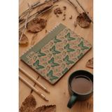 Mikasso Butterfly Kraft Kareli Defter 17X24 Sert Spiralli Kareli 96 Yaprak Büyük Boy Kahverengi Belirtilmemi - Çok Renkli