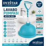 Mikasso Büyük Boy Lavabo Pompası Vakumlu Gider Açıcı Mutfak Banyo Lavabo Tıkanıklık Açma Aparatı Belirtilmem - Çok Renkli