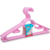 Mikasso Büyük Boy Smart Elbise Askısı 6'lı 42 cm F312 Plastik Pembe Tr