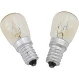 Mikasso Buzdolabı Ampulü 15 Watt E14 Duy 2 Adet - Çok Renkli