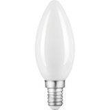 Mikasso C35 Düz 6W Opal Filament LED Ampul - 3000K Gün Işığı Sarı