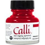 Mikasso Calli Kaligrafi Mürekkebi 29,5ml N:073 Scarlet Dolma Kalem Mürekkebi - Çok Renkli