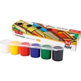 Mikasso Cam Boyası 6 Renk 25 ml Sıralı Set - Çok Renkli