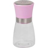 Mikasso Cam Tuzluk-Baharatlık Pembe Renkli Cam Pembe