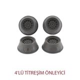 Mikasso Çamaşır Buzdolabı Makinası Beyaz Eşya Titreşim Önleyici Yükseltici Ayağı Altlığı Ayaklığı 4 Adet. Gr
