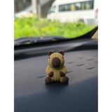 Mikasso Capybara Araba Süsü 3D Mini Boyutta - Dikiz Ayna Torpido Süsü - Çok Renkli