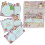 Mikasso Capybara Kapibara Postit Yapışkanlı Not Kağıdı 3 Lü Pembe Yapışkanlı Not Kağıdı - Çok Renkli
