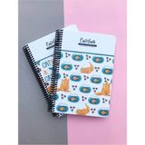 Mikasso Catwalk Kalın Kapak Spiralli Çizgili 120 Yaprak Defter 17X24 Sert Spiralli Çizgili 120 Yaprak Orta B - Çok Renkli