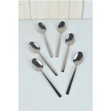 Mikasso Çay Kaşığı 6lı Set (Paslanmaz Çelik) Paslanmaz Çelik Metalik