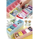 Mikasso Çekmece Içi Çorap Kıravat ve Aksesuar Düzenleyici 5 Bölmeli Organizer Plastik Turuncu