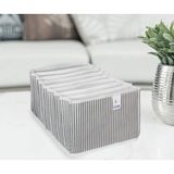 Mikasso Çekmece ve Dolap Içi Akordiyon Large Boy Bez Düzenleyici Kumaş 35 x 26 Gri Tr