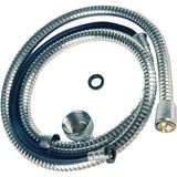 Mikasso Çelik Örgülü Yüksek Kaliteli Spiral Duş Hortum 1.5 Metre Duş Başlığı Batarya Hortumu Krom Çok Renkli