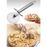 Mikasso Çelik Pizza Hamur Kesici Ruleti / Erişte Pratik Mutfak Malzemesi Çelik