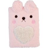 Mikasso Cem PN-919 Peluş Hatıra Defteri 18X13CM. Karton Düz Renkli Küçük Boy Beyaz Konsept Defterler A5 104 - Çok Renkli