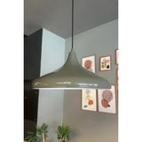 Mikasso Champion Antrasit Renk Tekli Avize Sarkıt Salon Mutfak Cafe Butik Lamba Aydınlatma Avizeler Metal E2 - Çok Renkli
