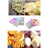 Mikasso Chips Chopper -1-1 Şekilli Patates Sebze ve Meyve Dilimleyici Turuncu