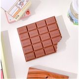 Mikasso Chocolate Notebook Çikolata Kokulu Harika Kare Çikolata Not Defteri Yumuşak Düz Çizgisiz Küçük Boy K - Çok Renkli