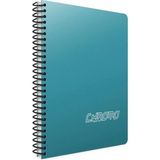 Mikasso Chromo A4 120 Yaprak Plastik Kapak Spiralli Defter (1340) Çizgili Turkuaz Sert Spiralli Çizgili 120 - Çok Renkli