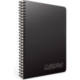 Mikasso Chromo A4 120 Yaprak Plastik Kapak Spiralli Defter (1341) Kareli Siyah Sert Spiralli Kareli 120 Yapr - Çok Renkli
